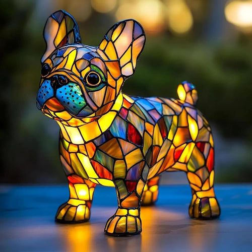 HANDMADE BY CHARLES DOG LAMPS