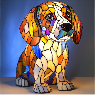 HANDMADE BY CHARLES DOG LAMPS