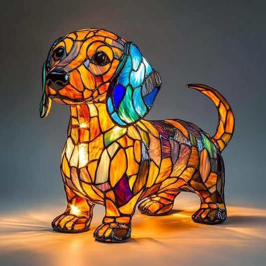 HANDMADE BY CHARLES DOG LAMPS