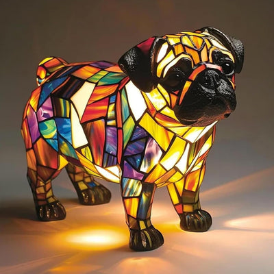 HANDMADE BY CHARLES DOG LAMPS