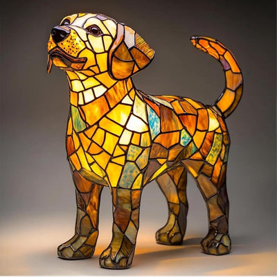HANDMADE BY CHARLES DOG LAMPS