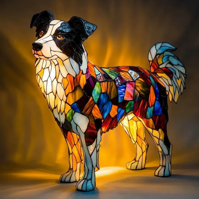 HANDMADE BY CHARLES DOG LAMPS