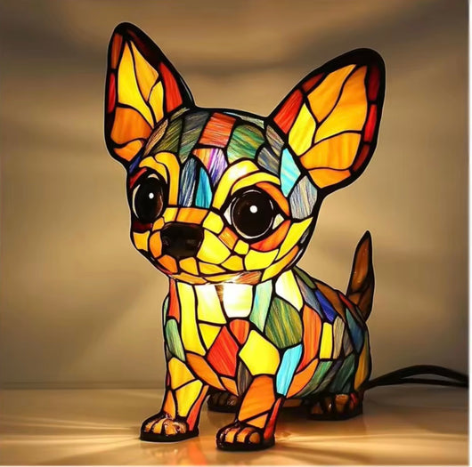 HANDMADE BY CHARLES DOG LAMPS
